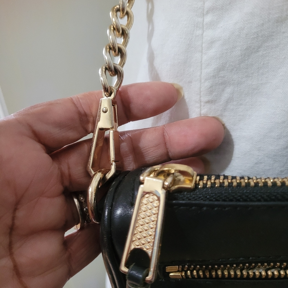 Rebecca Minkoff MAC Black Leather Crossbody Bag - Picture 7 of 13
